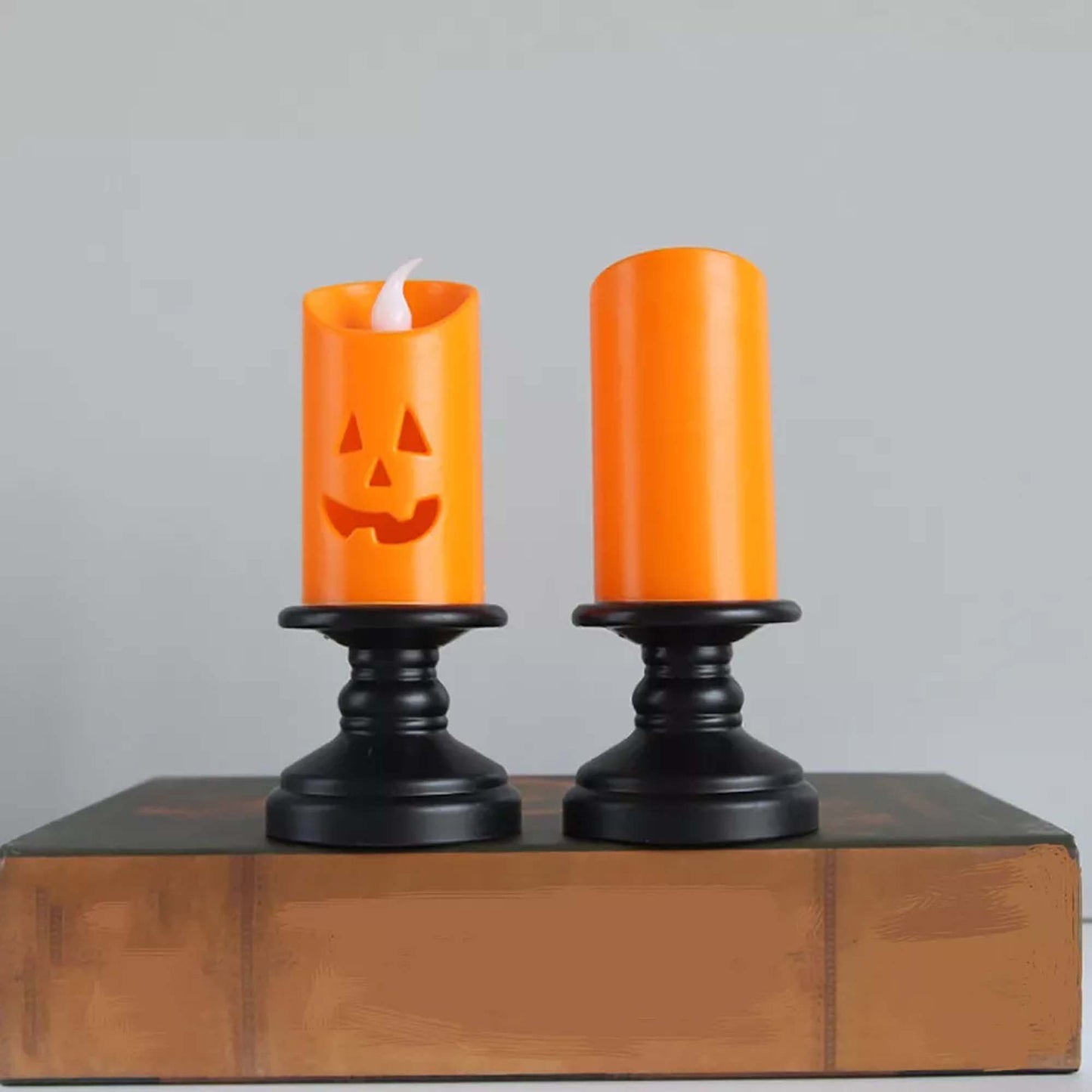 Pack 3 Luz Halloween Con Forma De Vela